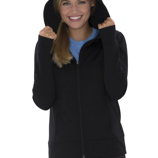 ATC GAME DAY FLEECE FULL ZIP HOODED LADIES' SWEATSHIRT Thumbnail